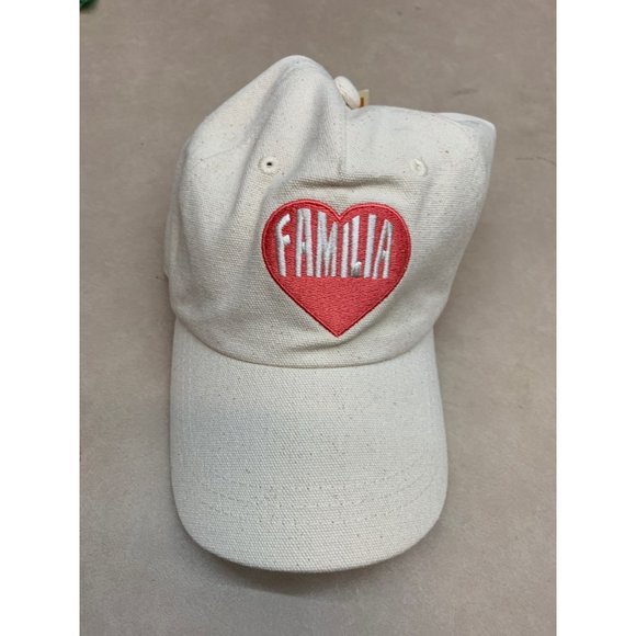 Latino Heritage Month Familia Adult Baseball Cap - White - Picture 6 of 8